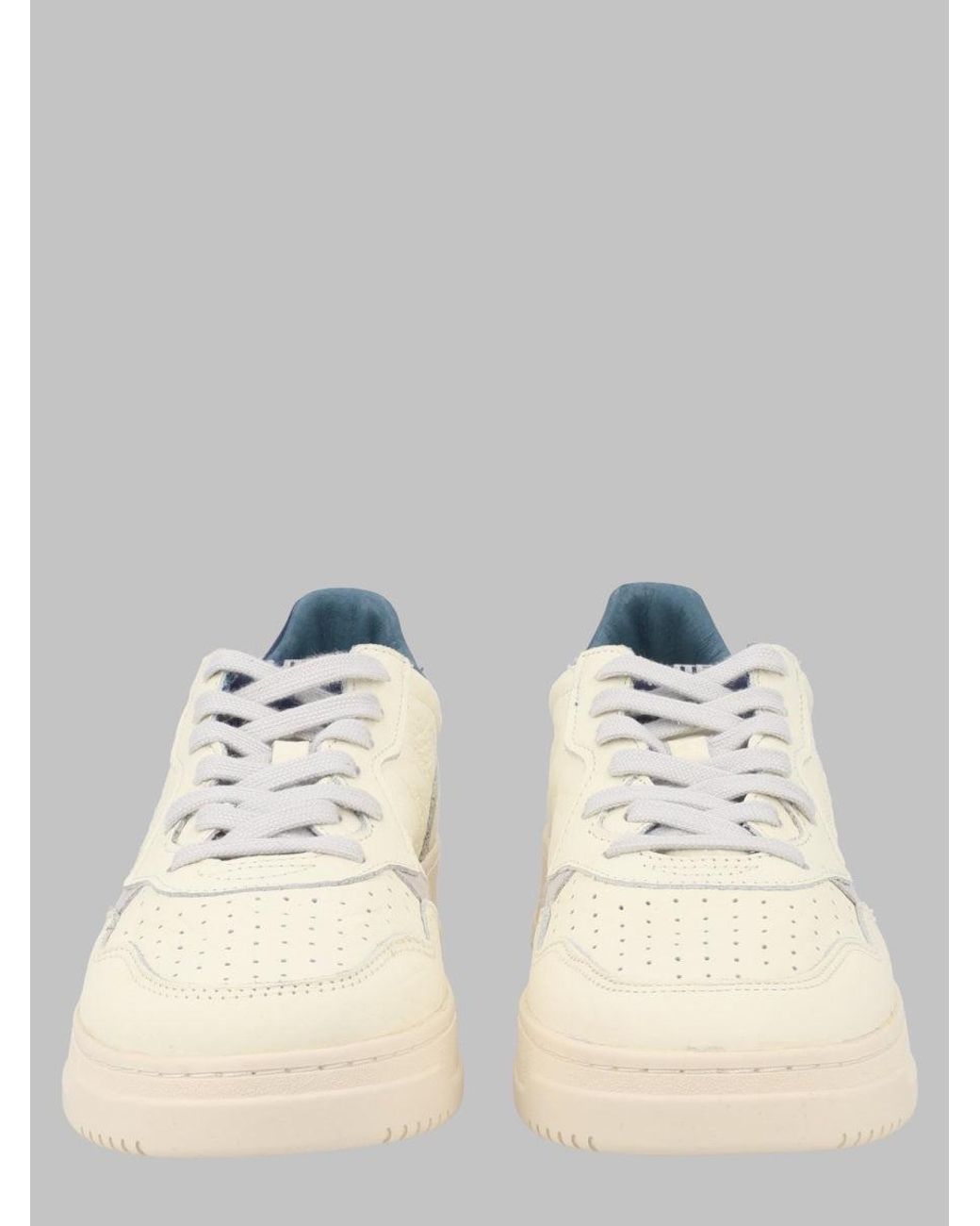 Autry Blue Medalist Low Perforated Leather Low-Top Sneakers for men