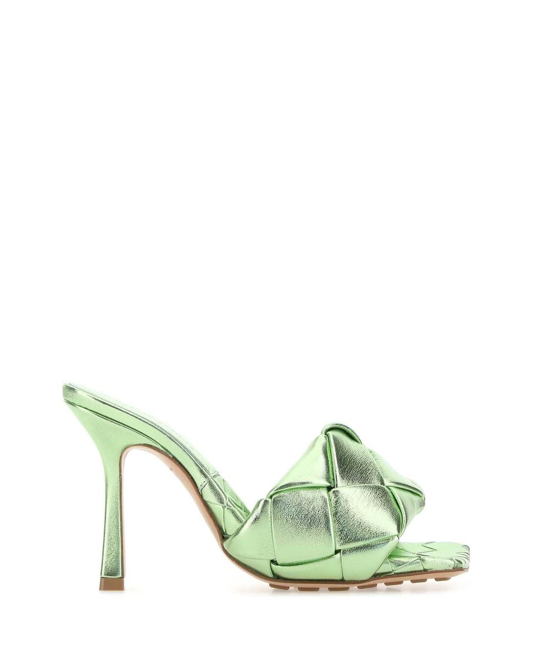 Bottega Veneta Green Light Nappa Leather Lido Sandals for men