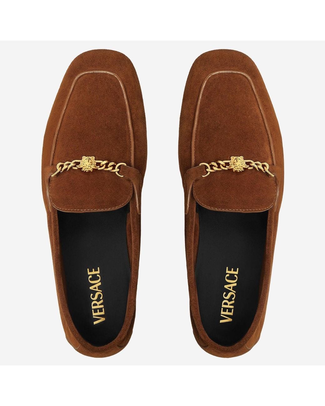 Versace Brown Loafers