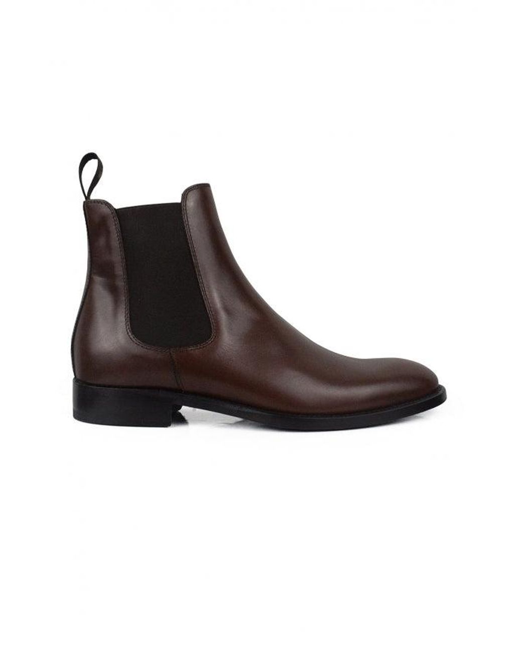 ALBERTO Brown Leather Boots for men