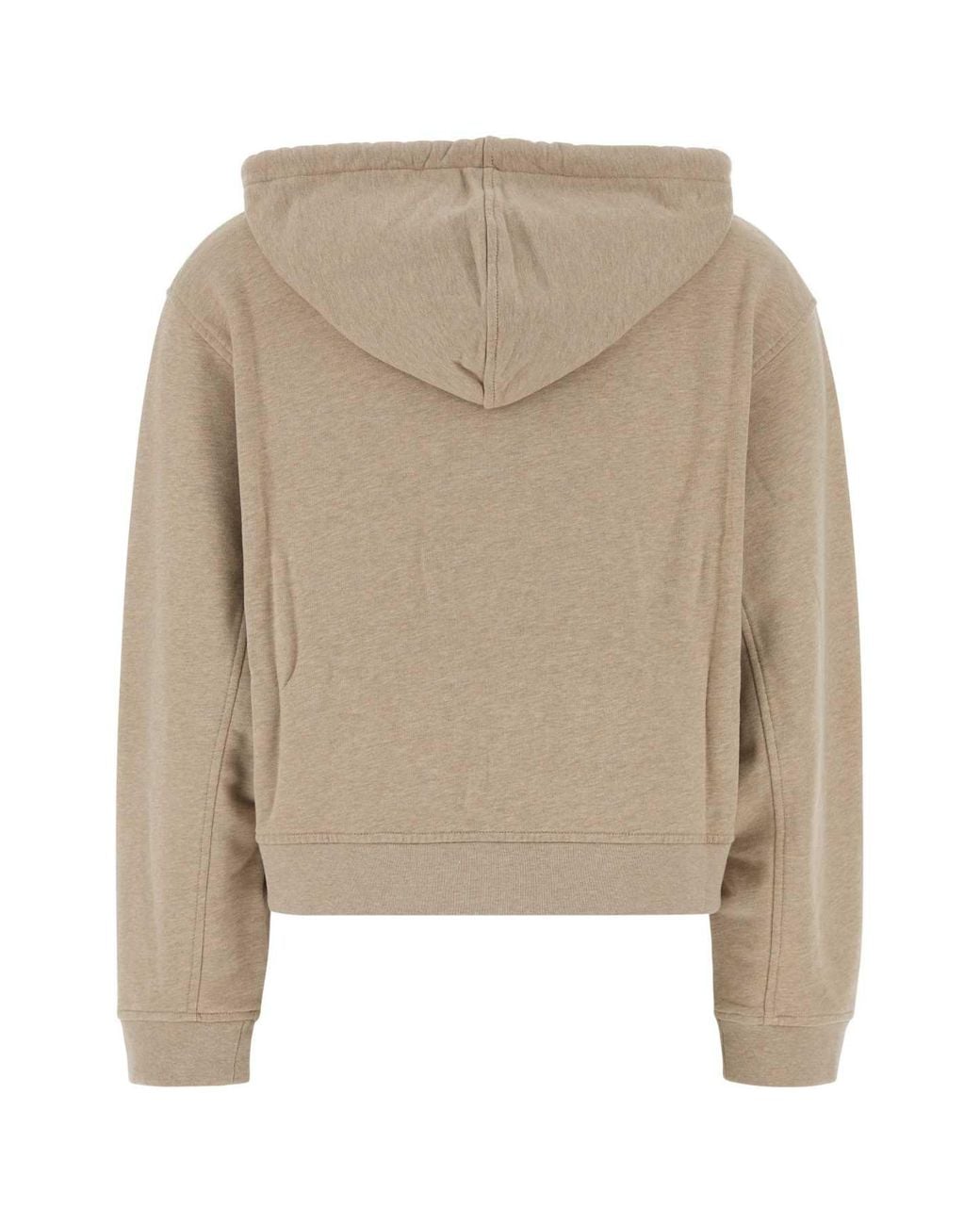 Maison Kitsuné Natural Comfort Zipped Light Fleece Hoodie