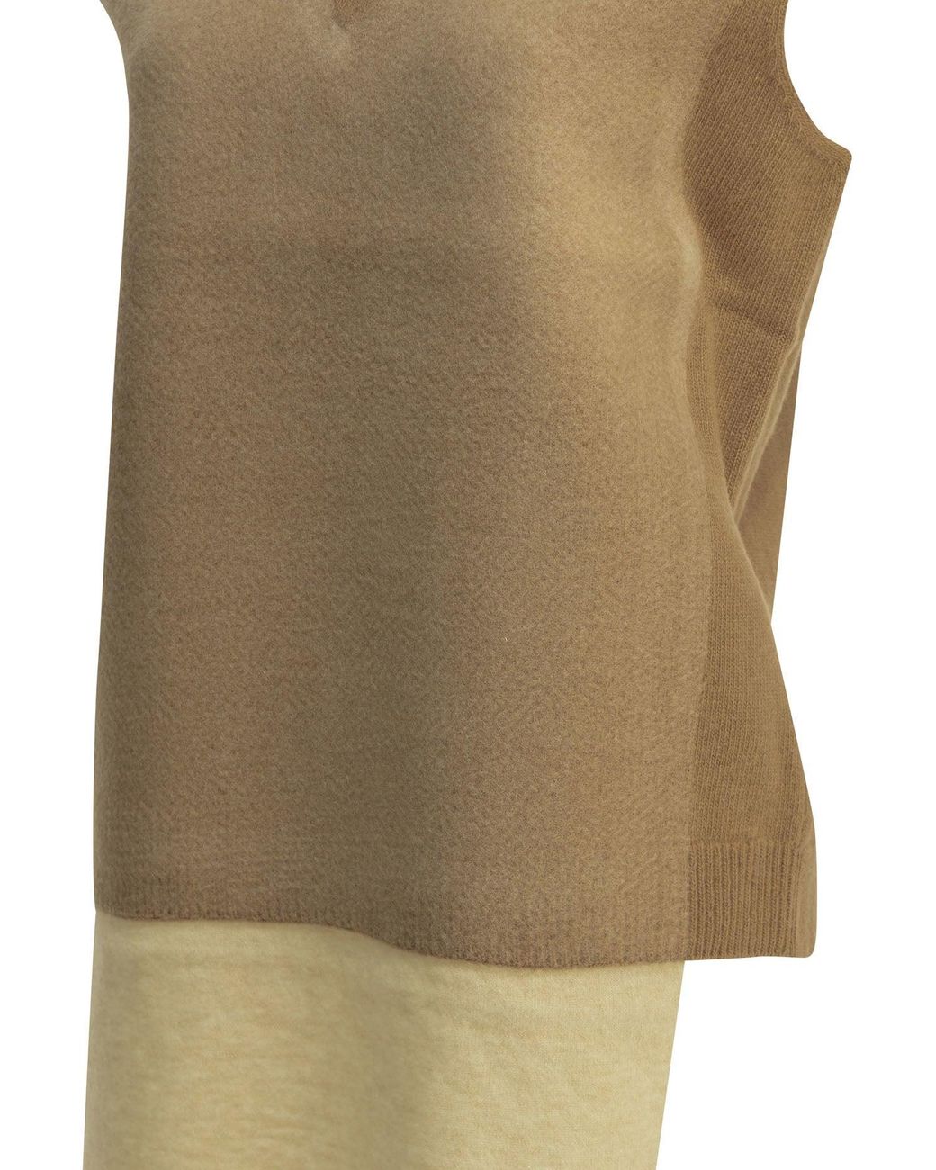 Maison Margiela Natural Virgin Wool Vest