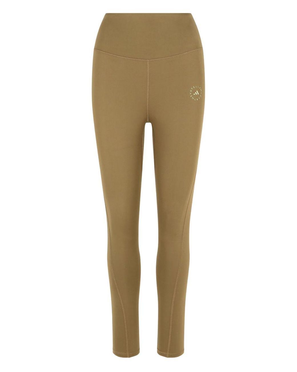 Adidas By Stella McCartney Natural Adidas By Stella Mccartney Logo Leggings