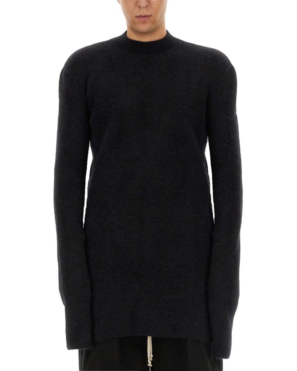 Rick Owens Black Wool Jersey for men