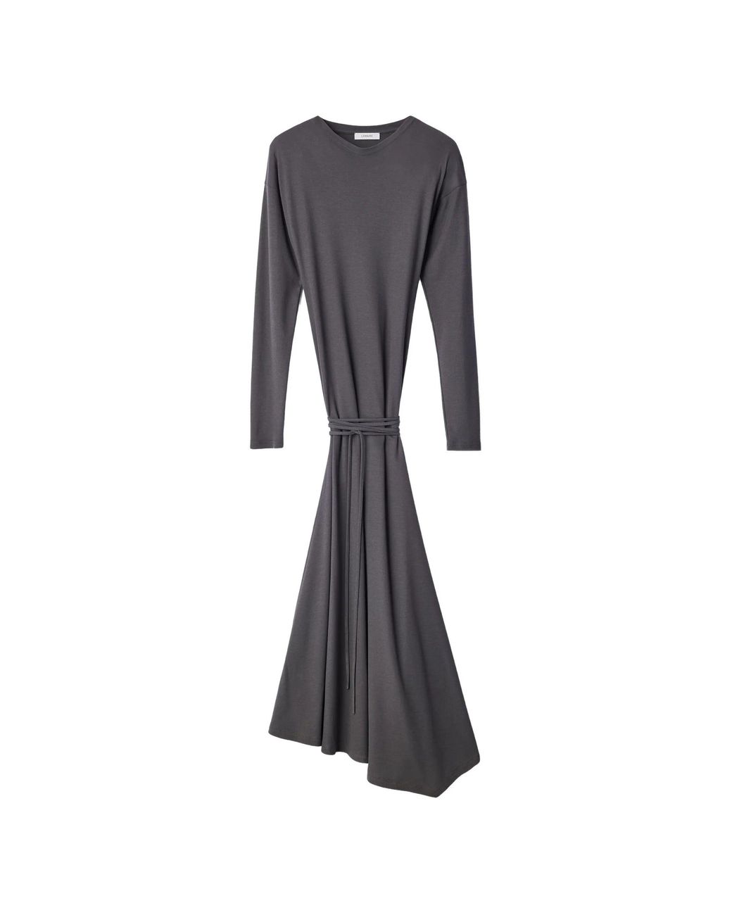Lemaire Blue Long Sleeve Fluid Dress