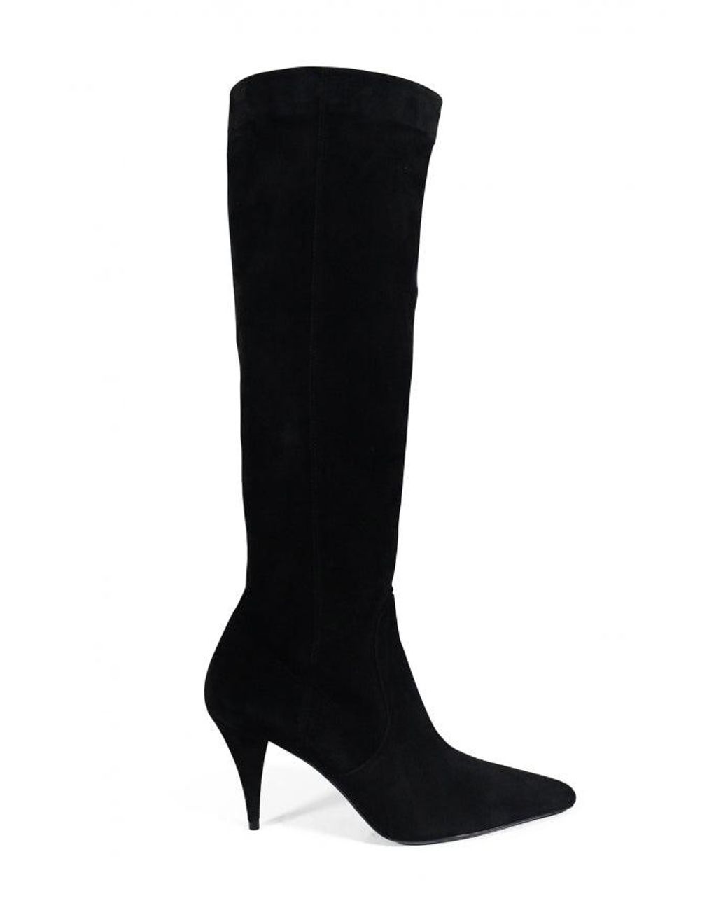 Saint Laurent Black Thigh-high Boots Kiki