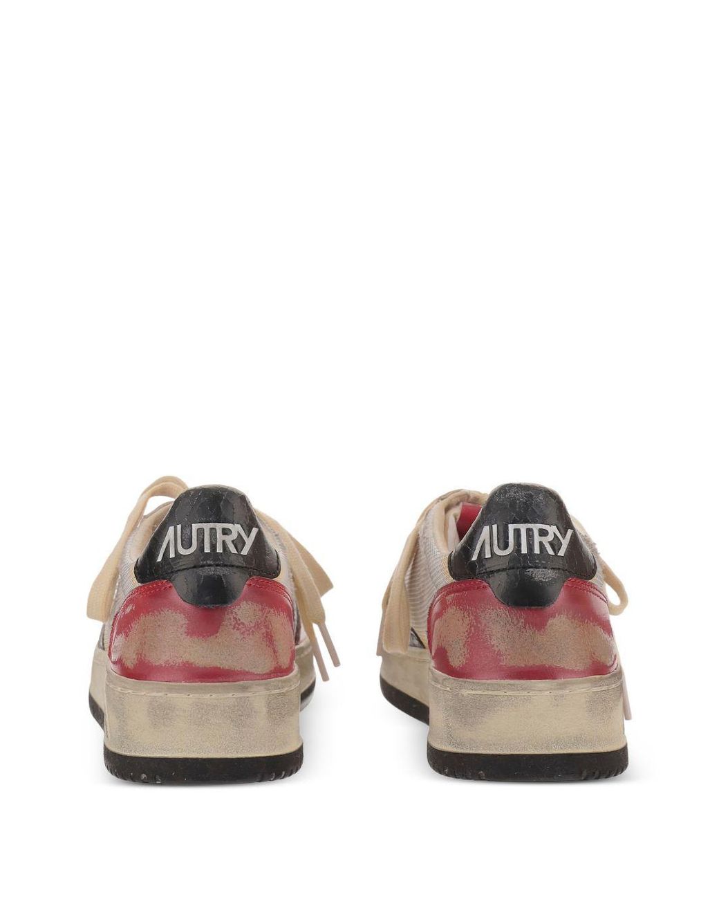 Autry Pink Medalist Super Vintage Sneakers