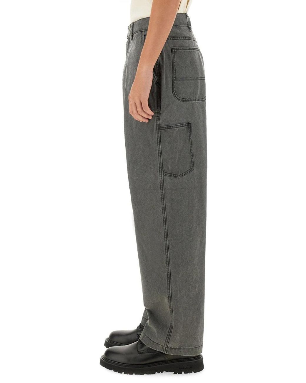 Obey Gray Big Time Carpenter Pants for men