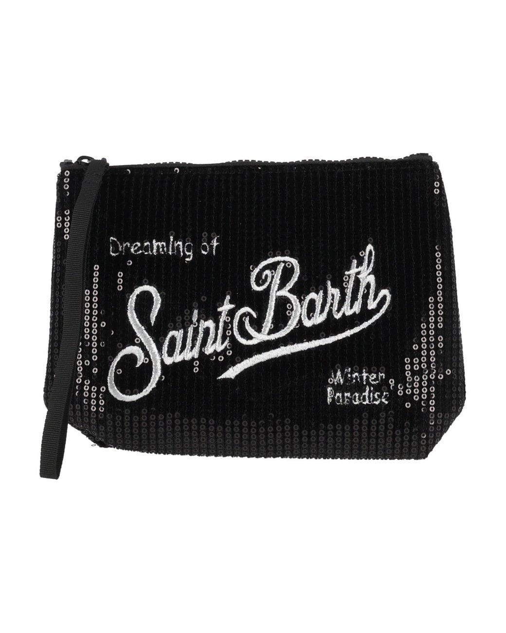 Mc2 Saint Barth Black Aline Velvet Paillettes 00 Emb
