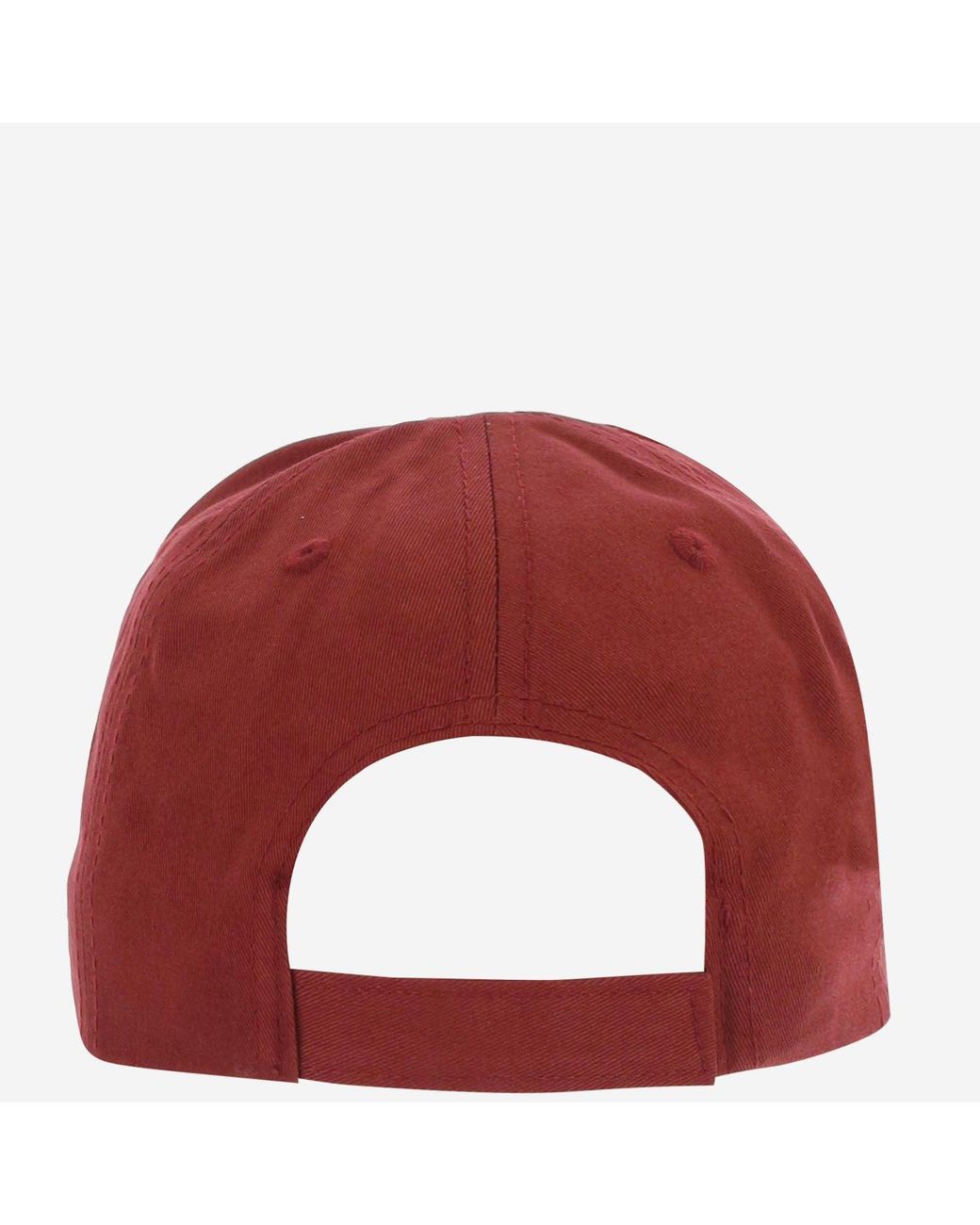 Autry Red Cotton Baseball Cap With Logo