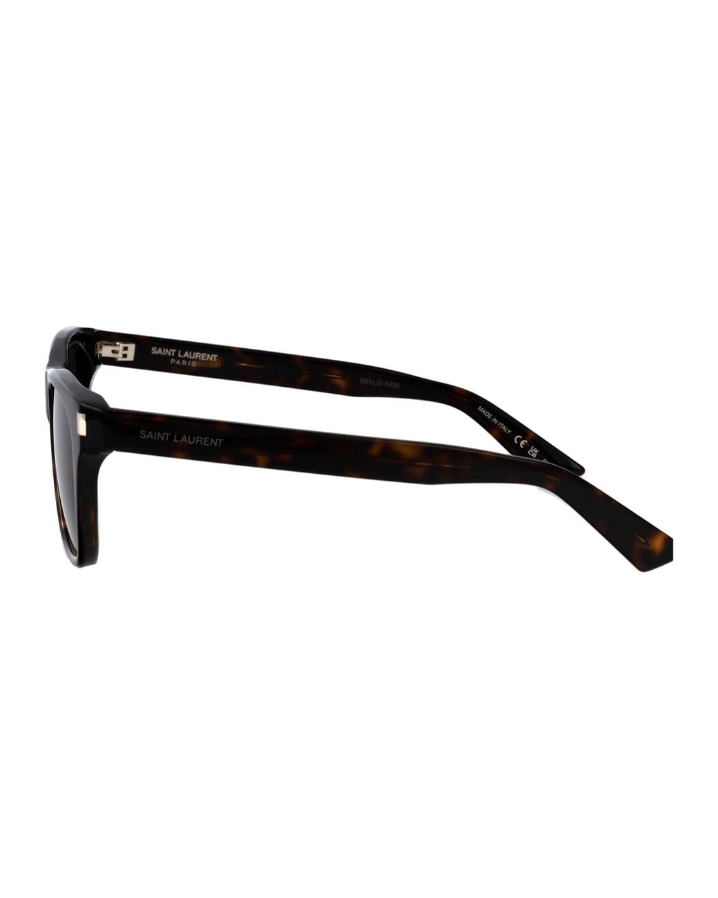 Saint Laurent Black Havana-Havana- Acetate Sunglasses
