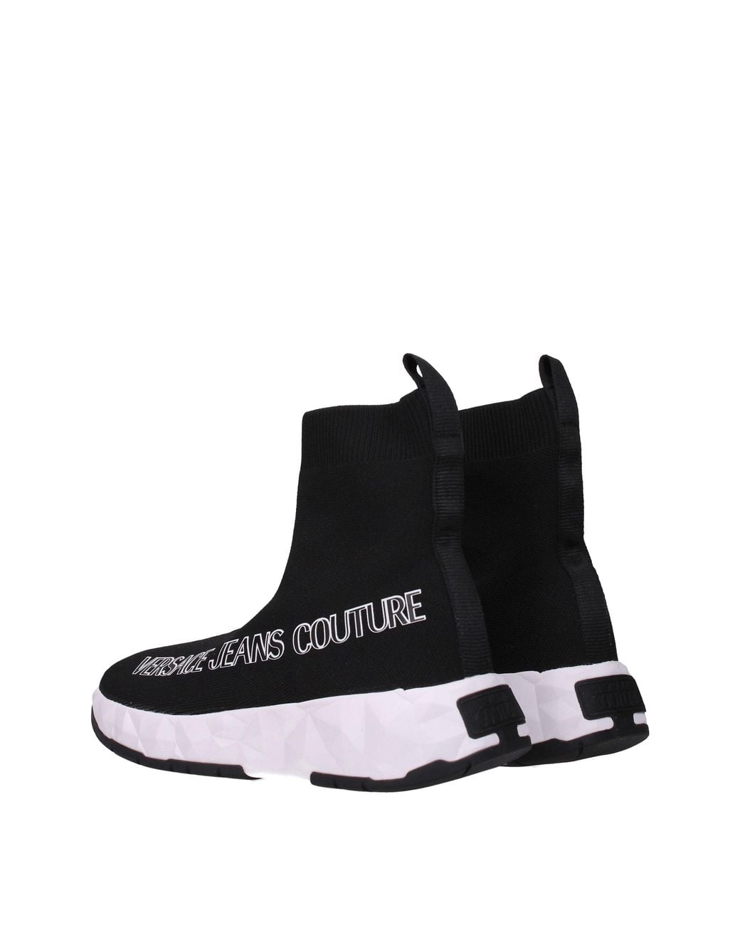 Versace Jeans Black Sneakers Couture Donna Tessuto Nero