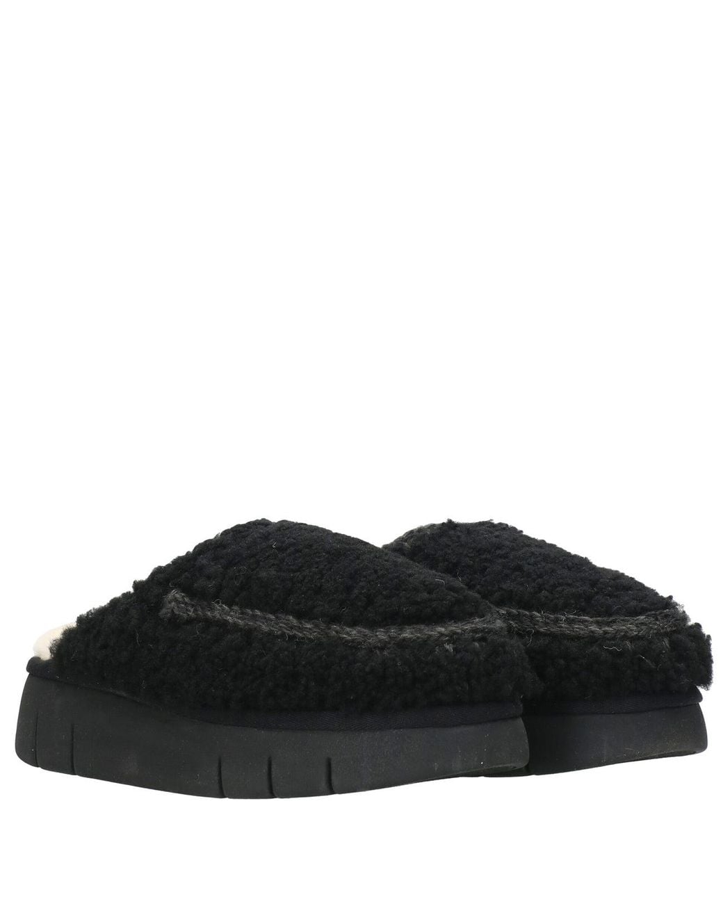 Mou Black Sandals