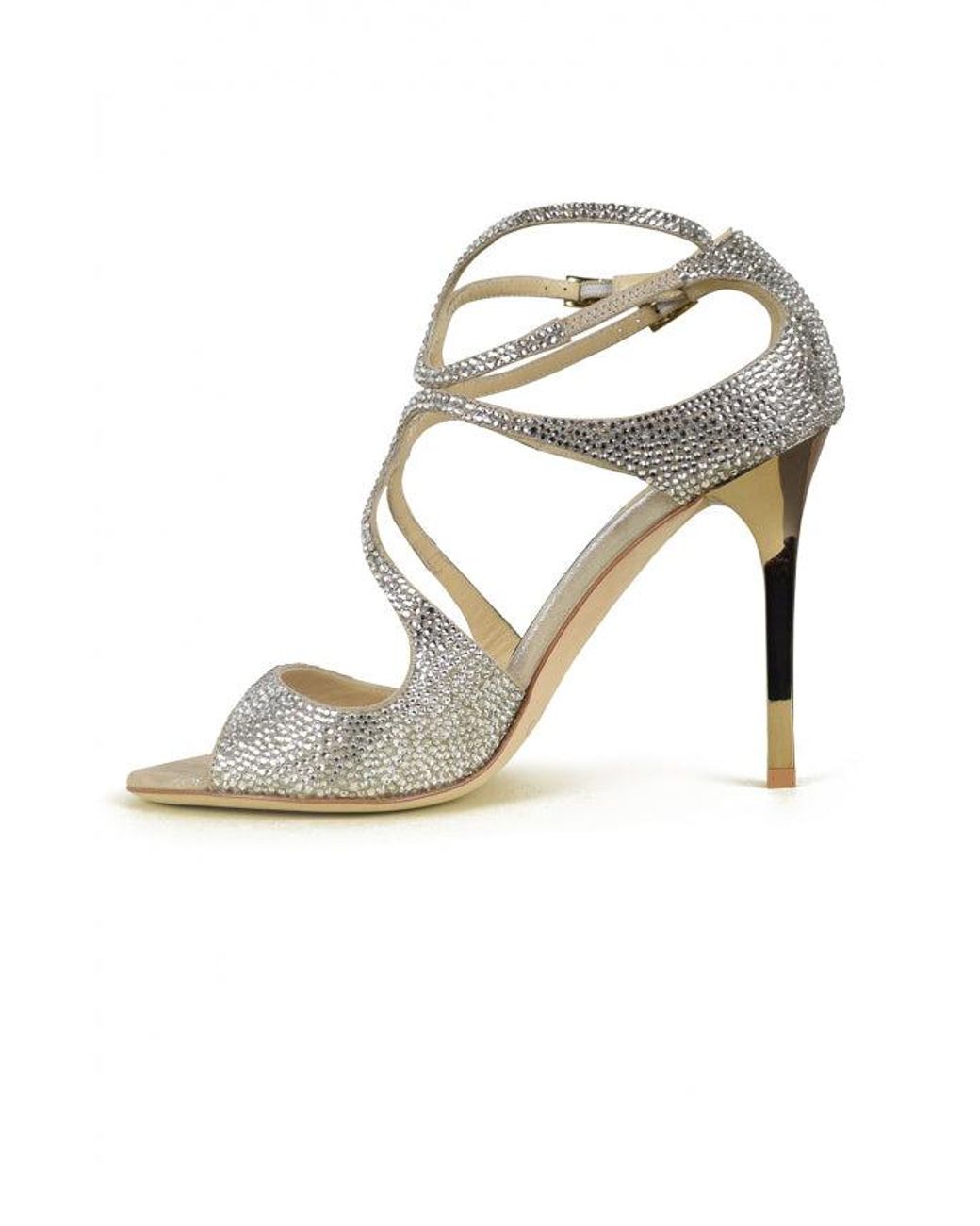 Jimmy Choo Metallic Lang Sandals