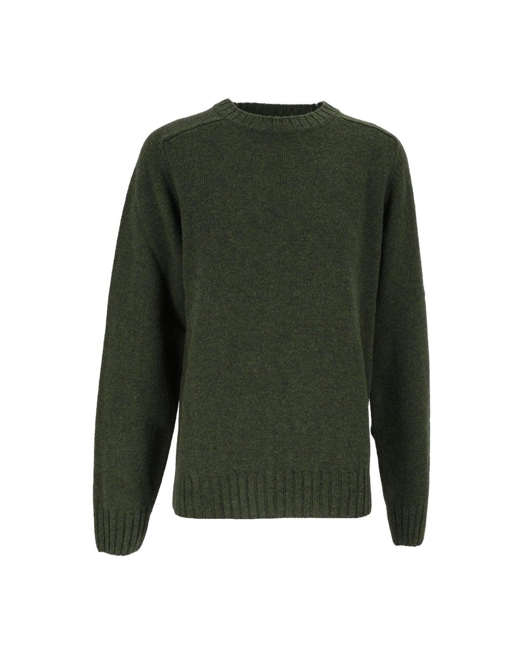 Sebago Green Gilead Maglia Crew Neck Wool Sweater for men