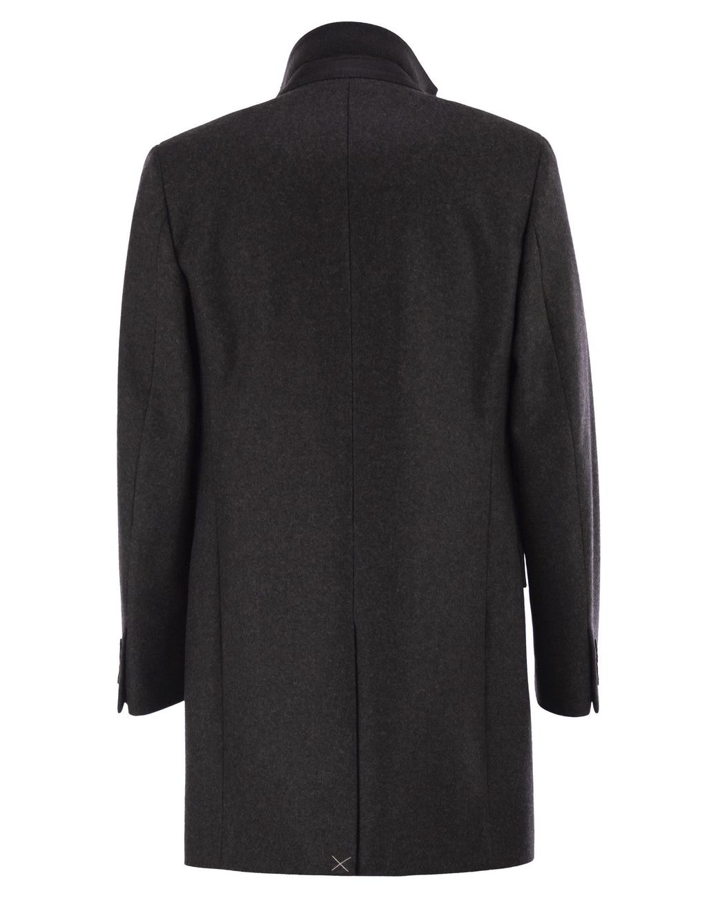 Fay Black Double Coat for men