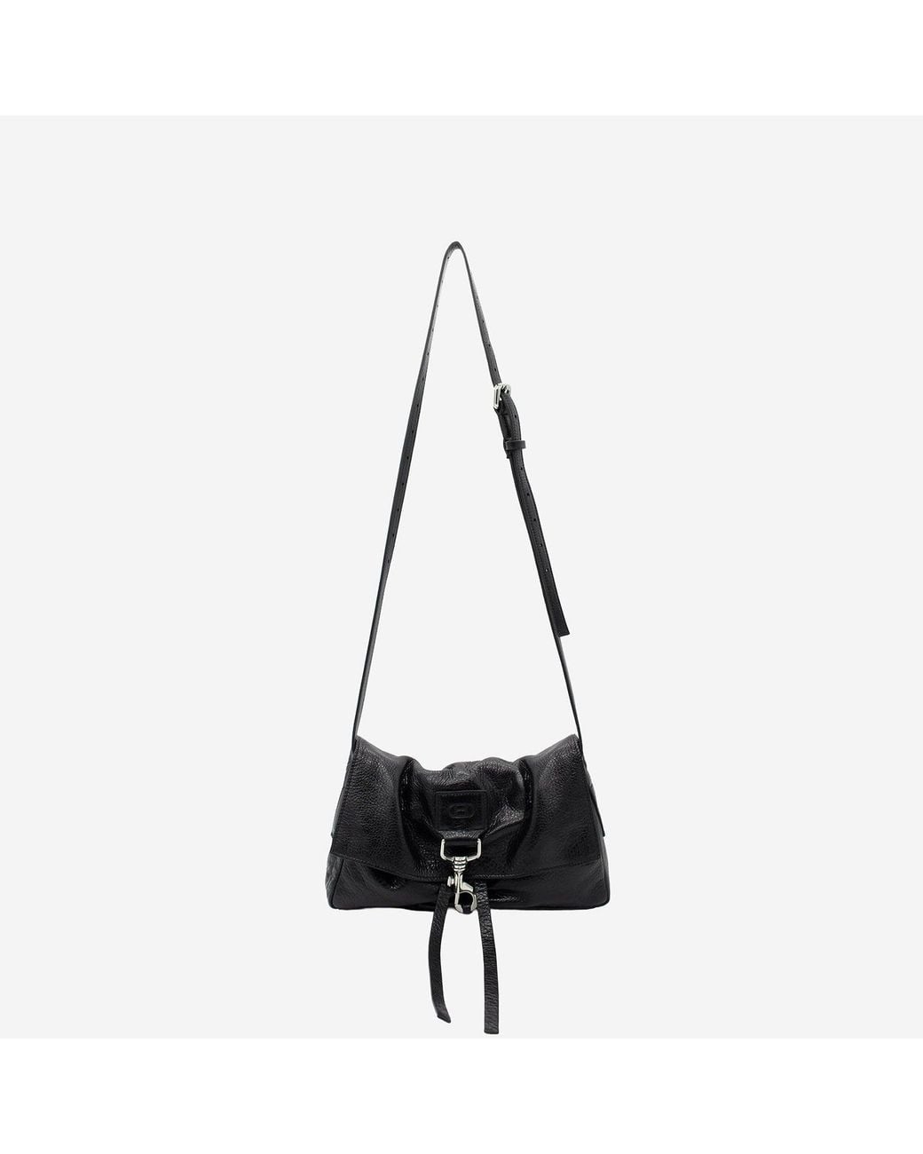 RADICA STUDIO Black Hammered Nappa Leather Bag