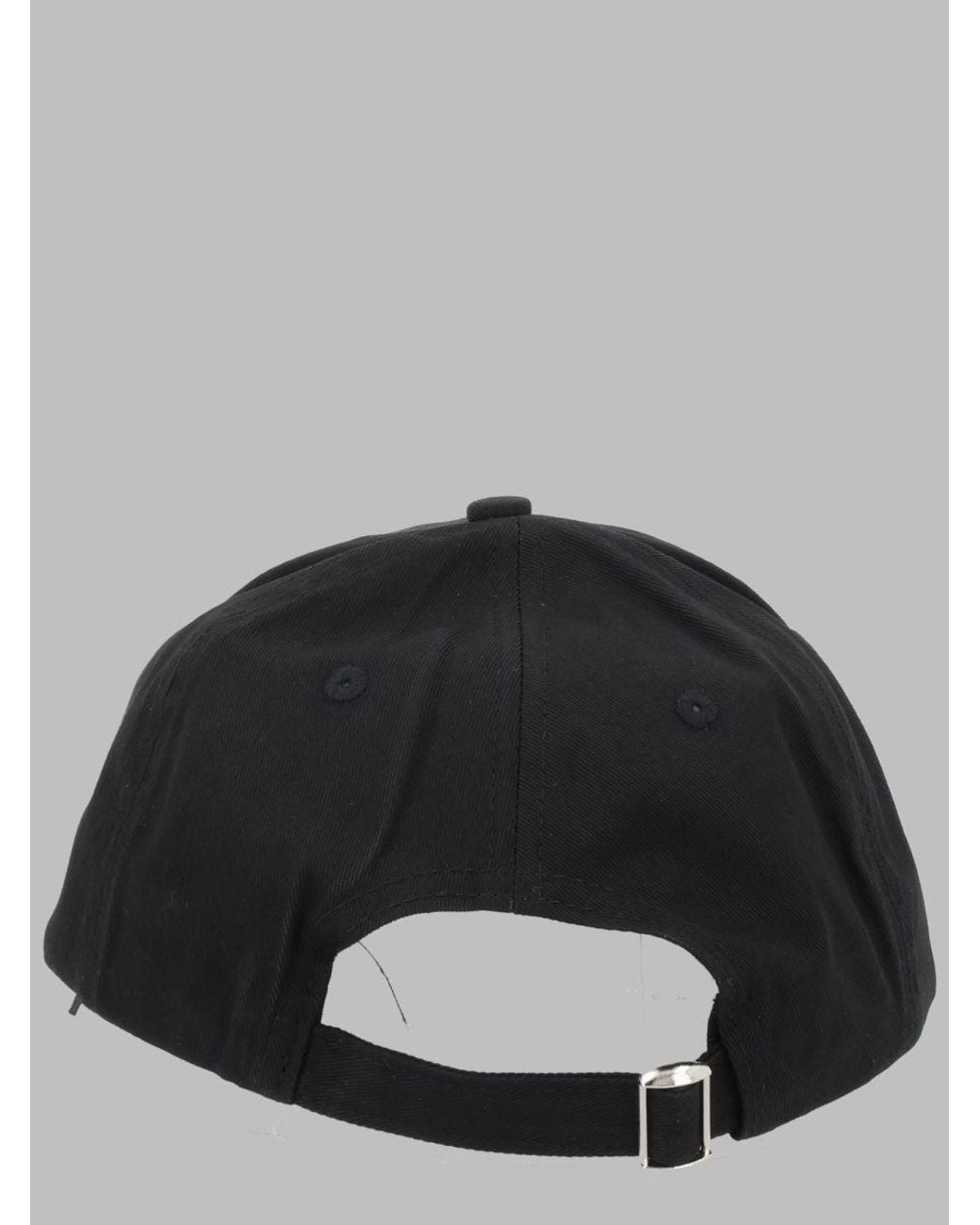 MSGM Black Cotton Caps
