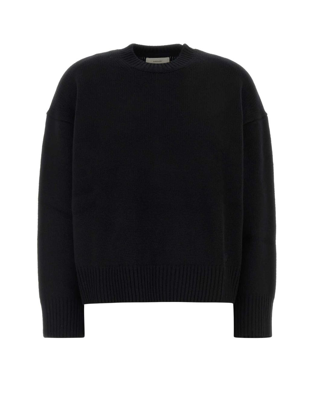 Loulou de Saison Black Pia Cashmere Sweater
