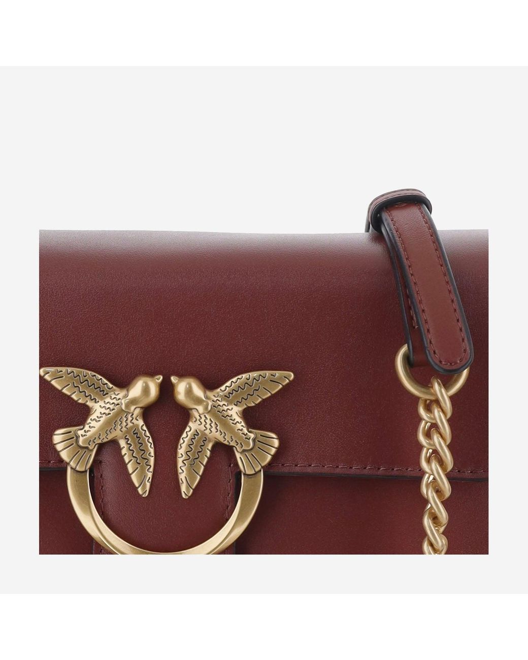 Pinko Red Logo Shoulder Bag