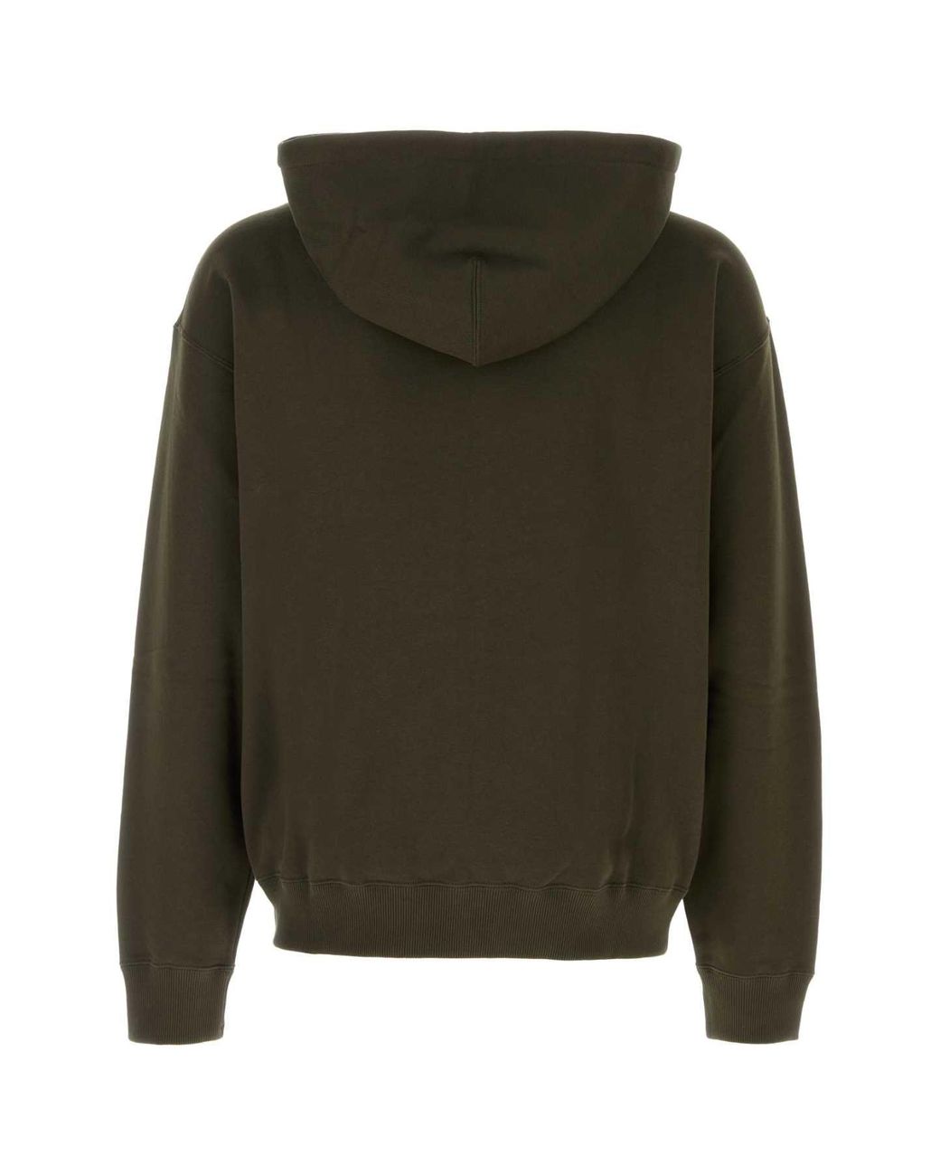 Jil Sander Green Cotton Sweatshirt for men