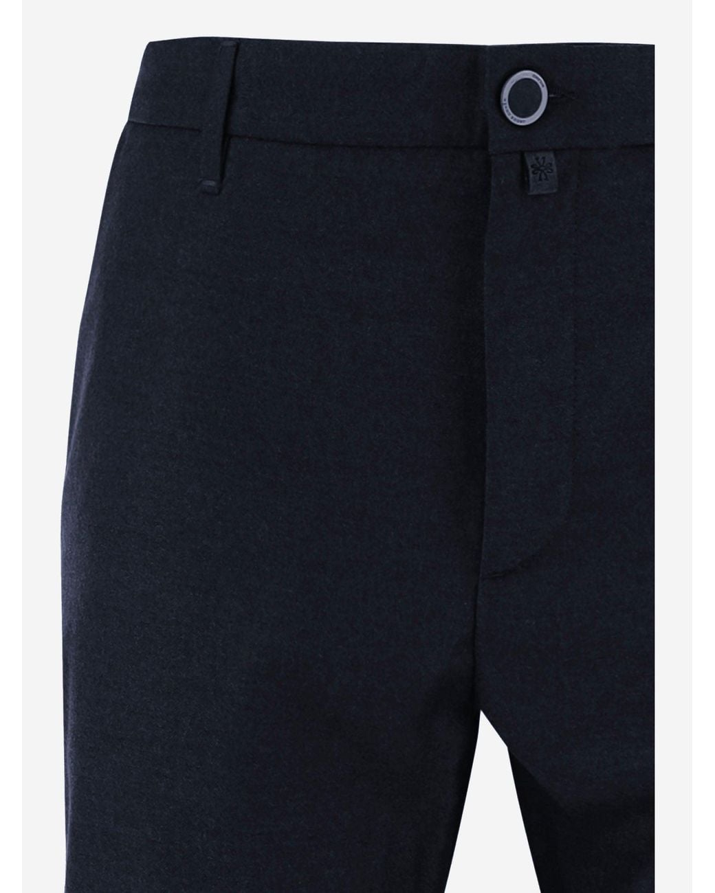 Jacob Cohen Blue Stretch Wool Pants