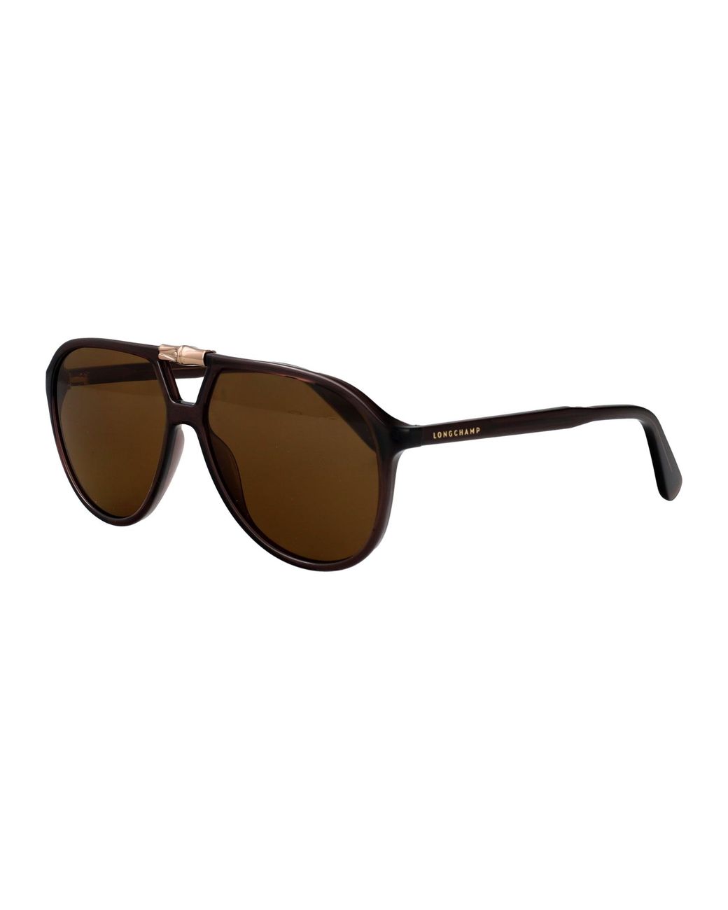 Longchamp Brown Transparent Injected Sunglasses