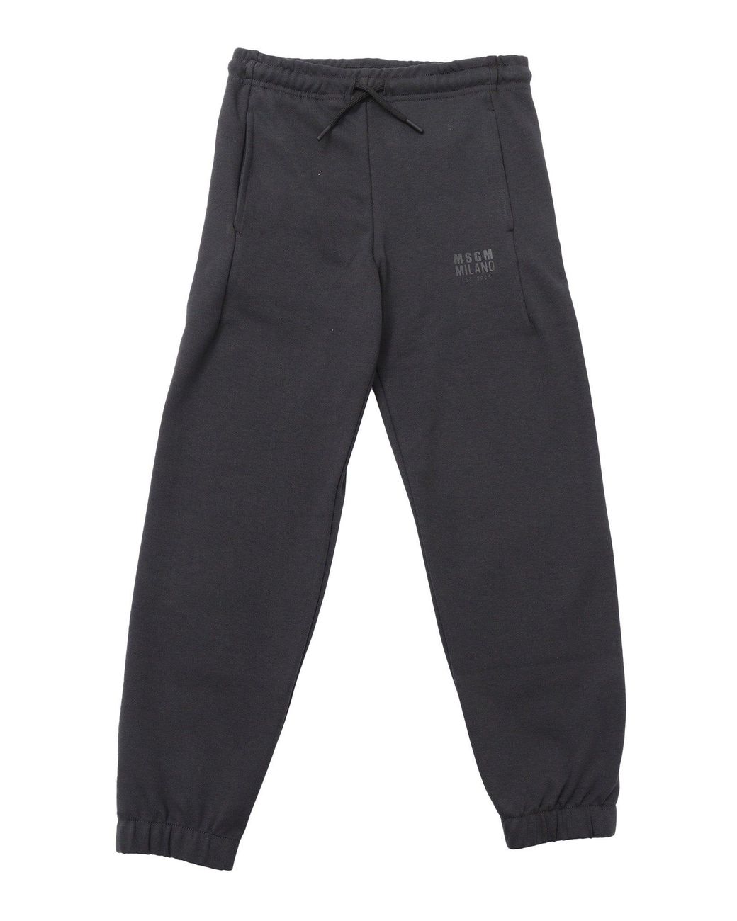 MSGM Interlock Broek Unisex in het Gray
