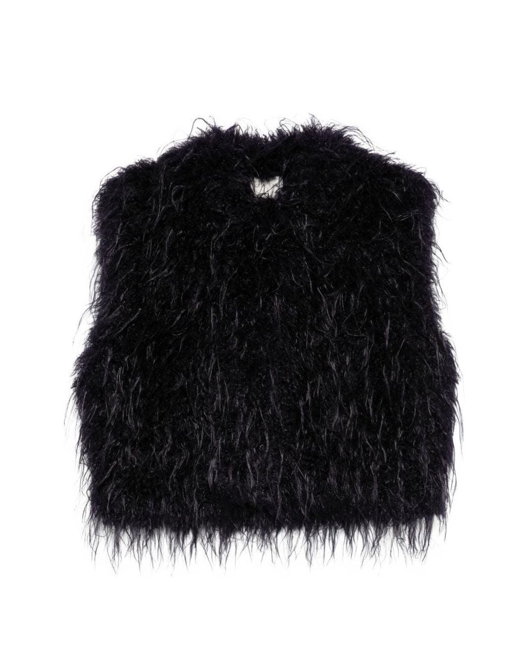 Forte_forte Black Ecofur Vest