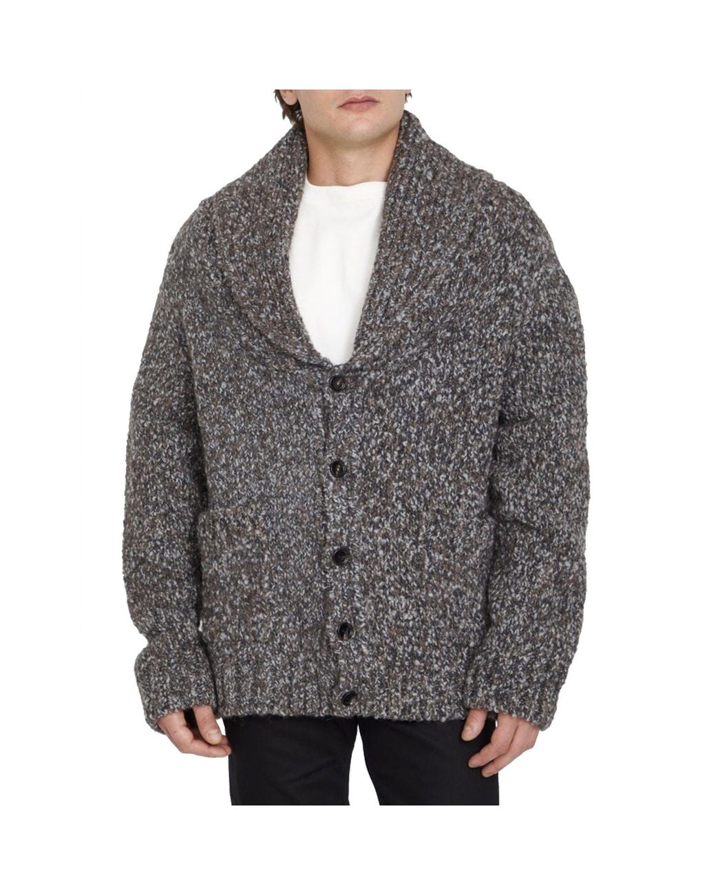 Bottega Veneta Gray Cardigans for men