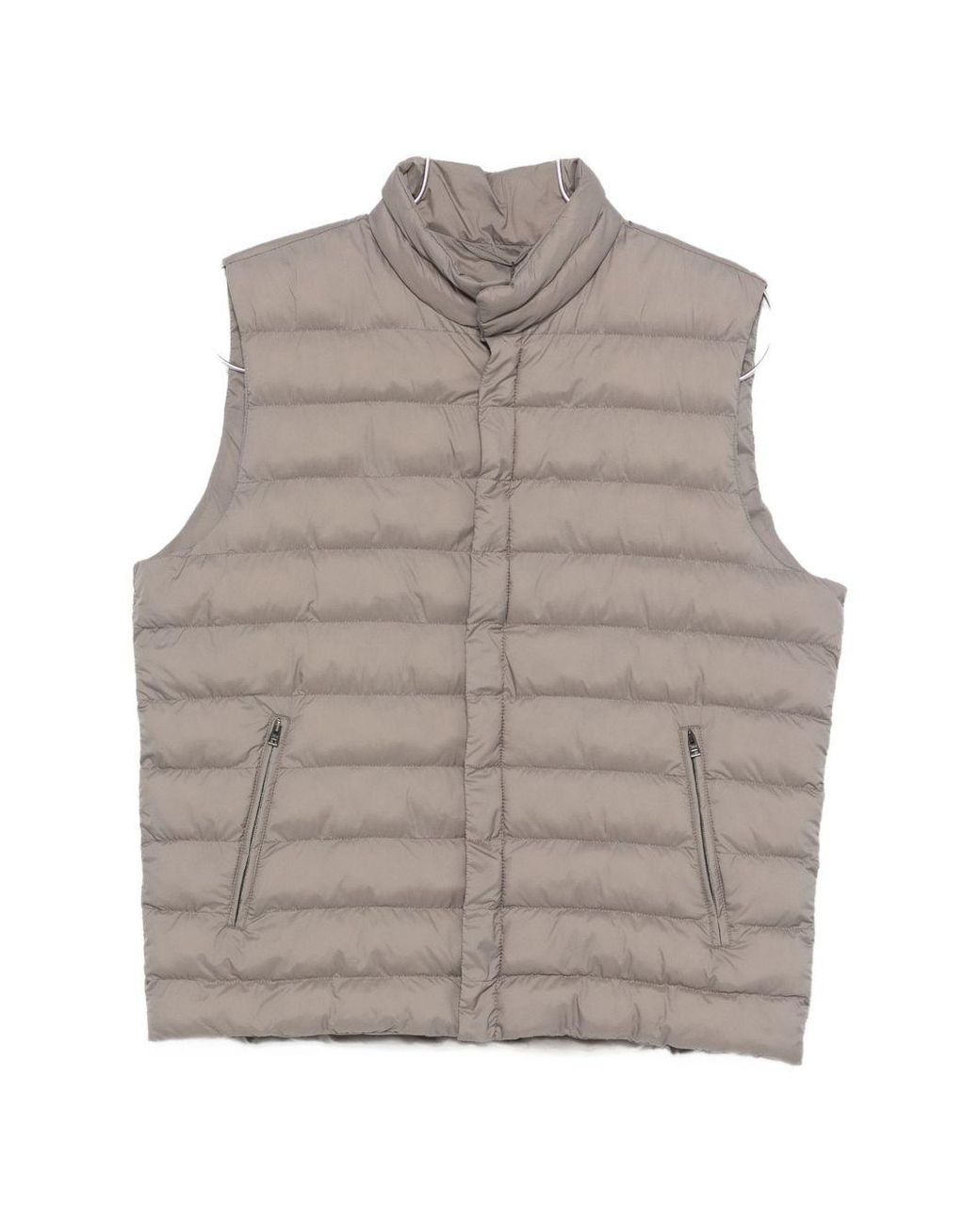 Herno Gray Nylon Down Vest