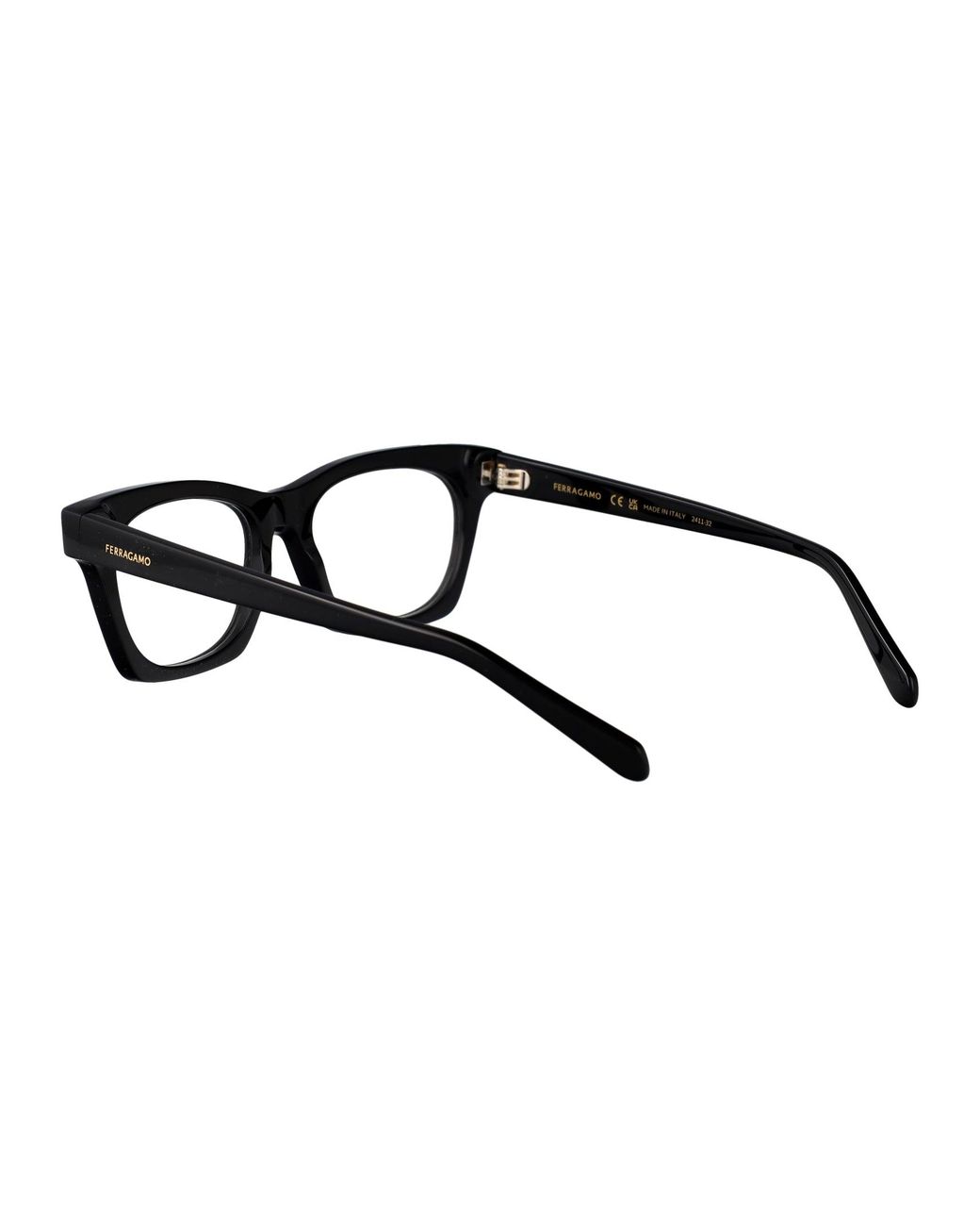 Ferragamo Black Acetate Glasses
