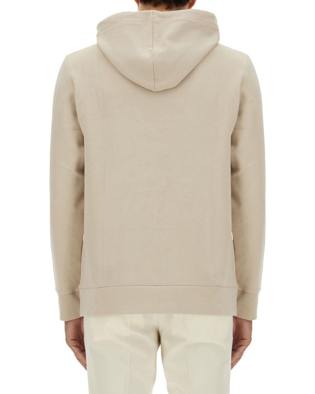 Boss White Sweatshirt With Logo for men