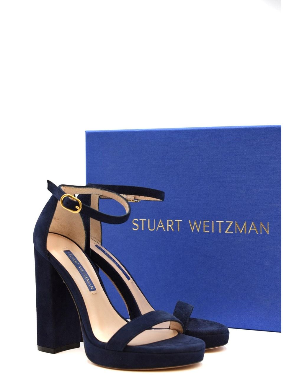 Stuart Weitzman Blue Sandals
