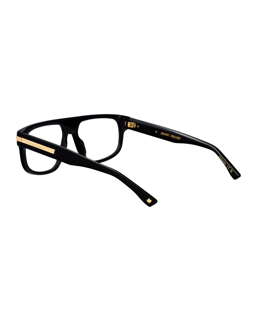 DSquared² Black Acetate Glasses for men