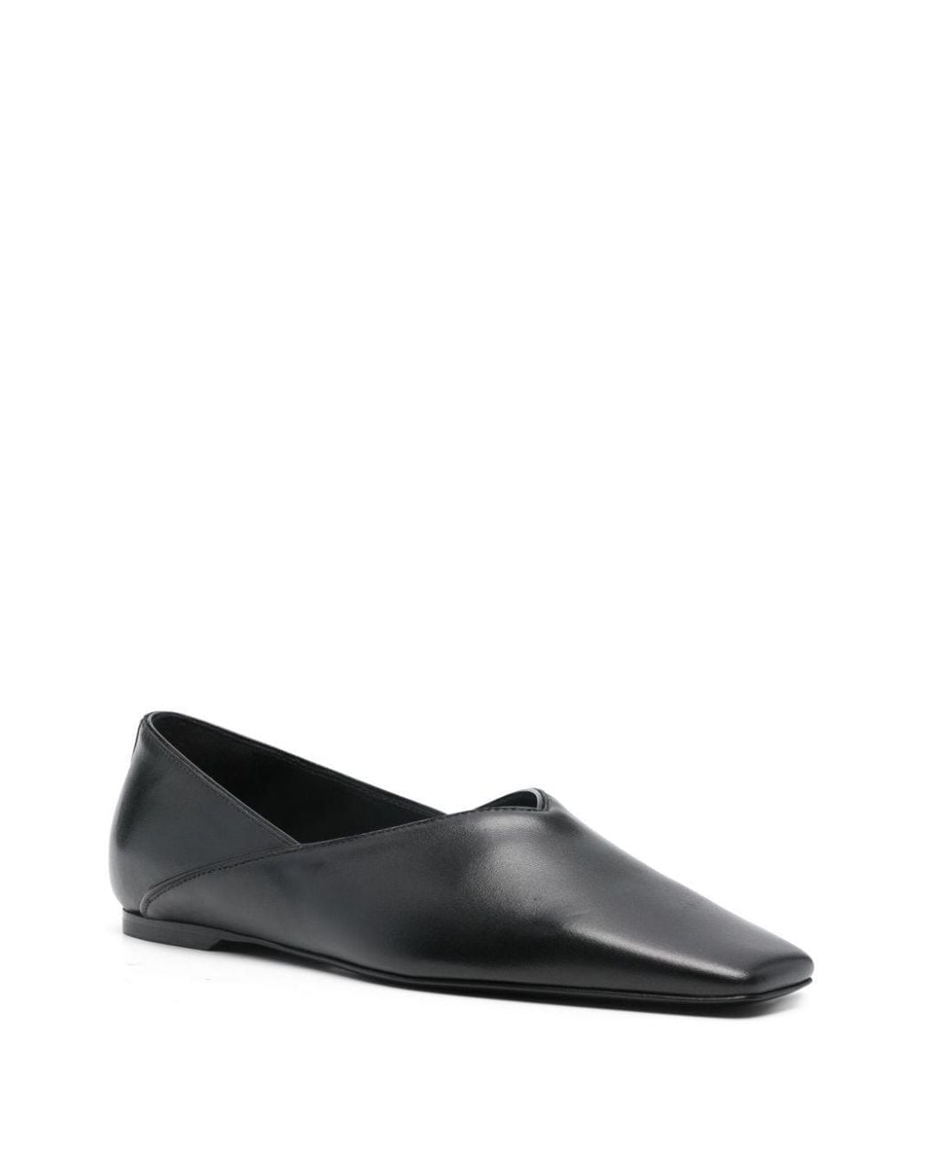 Totême  Black Everyday Leather Flats for men