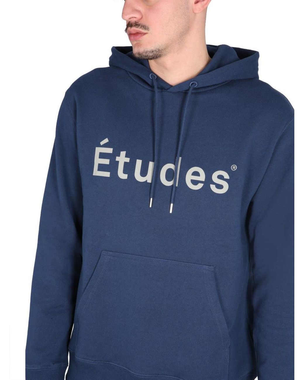 Etudes Studio Blue Hoodie for men