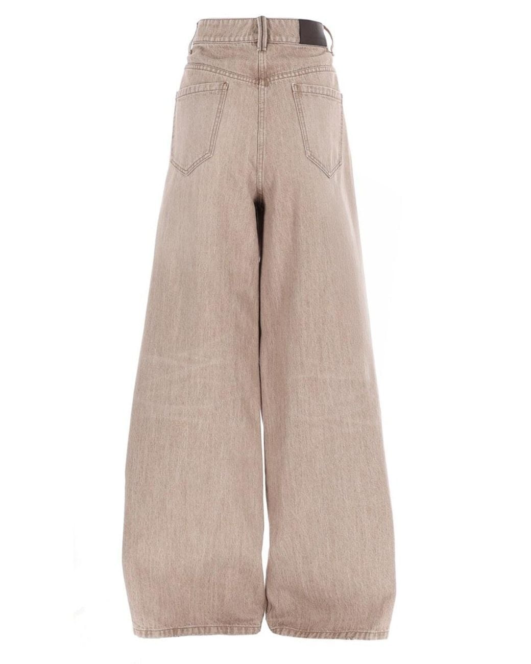 Brunello Cucinelli Natural Denim Barrel Jeans