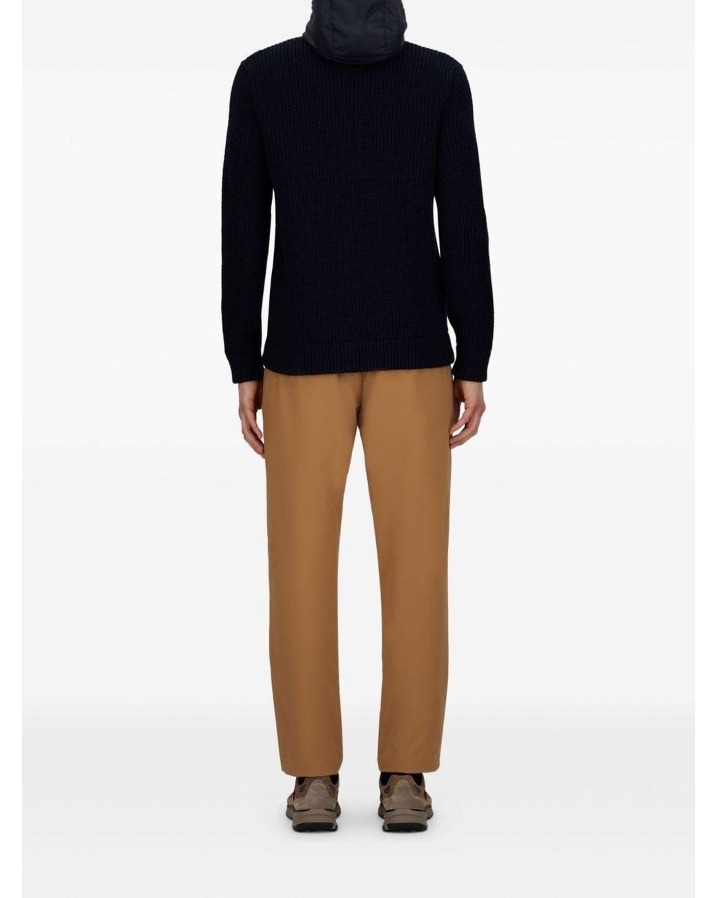 Herno Blue Wool Cardigan for men