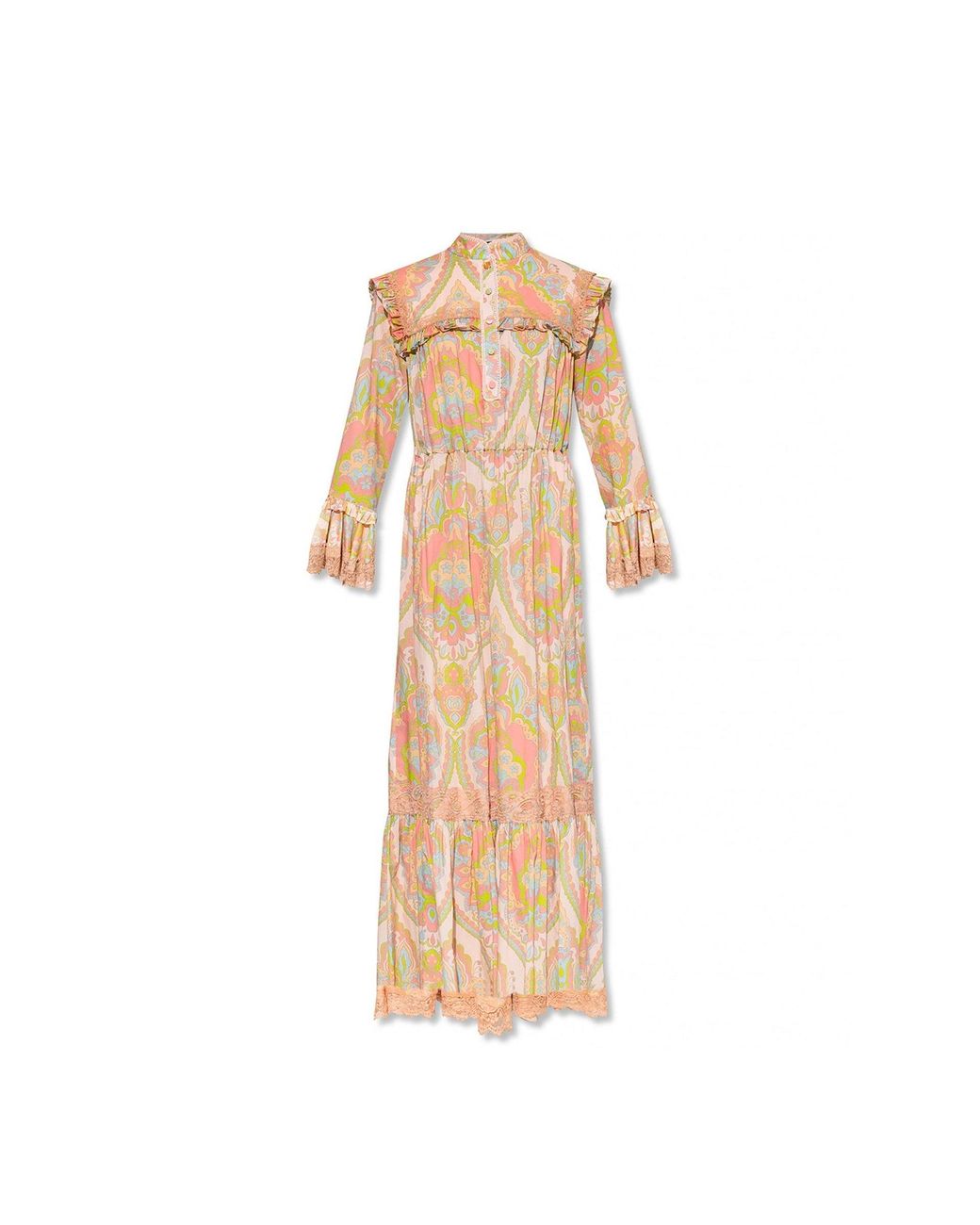 Gucci Natural Mini Floral Dress