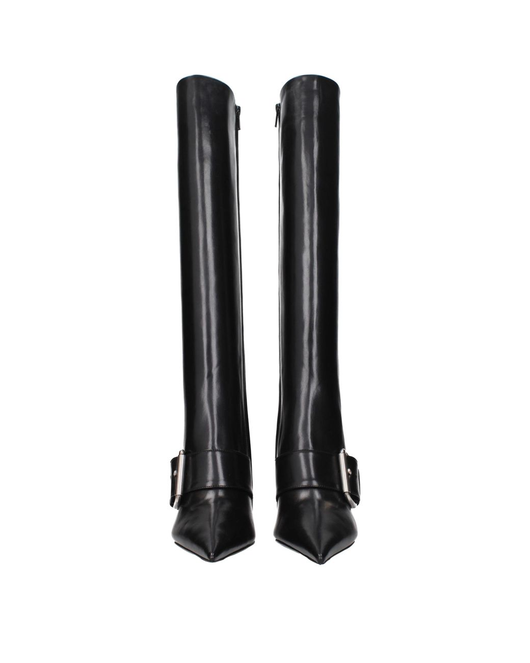 Balenciaga Black Leather Boots For
