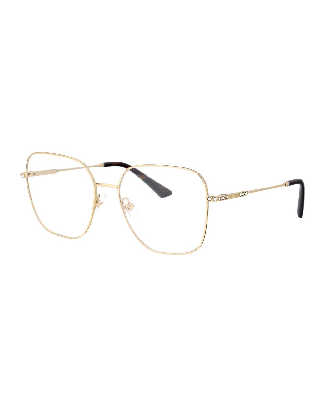 Jimmy Choo Metallic Acetate Optical Glasses