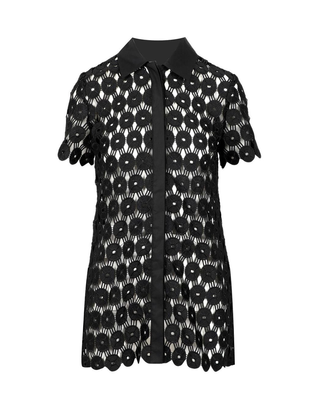 Erika Cavallini Semi Couture Black Shirts