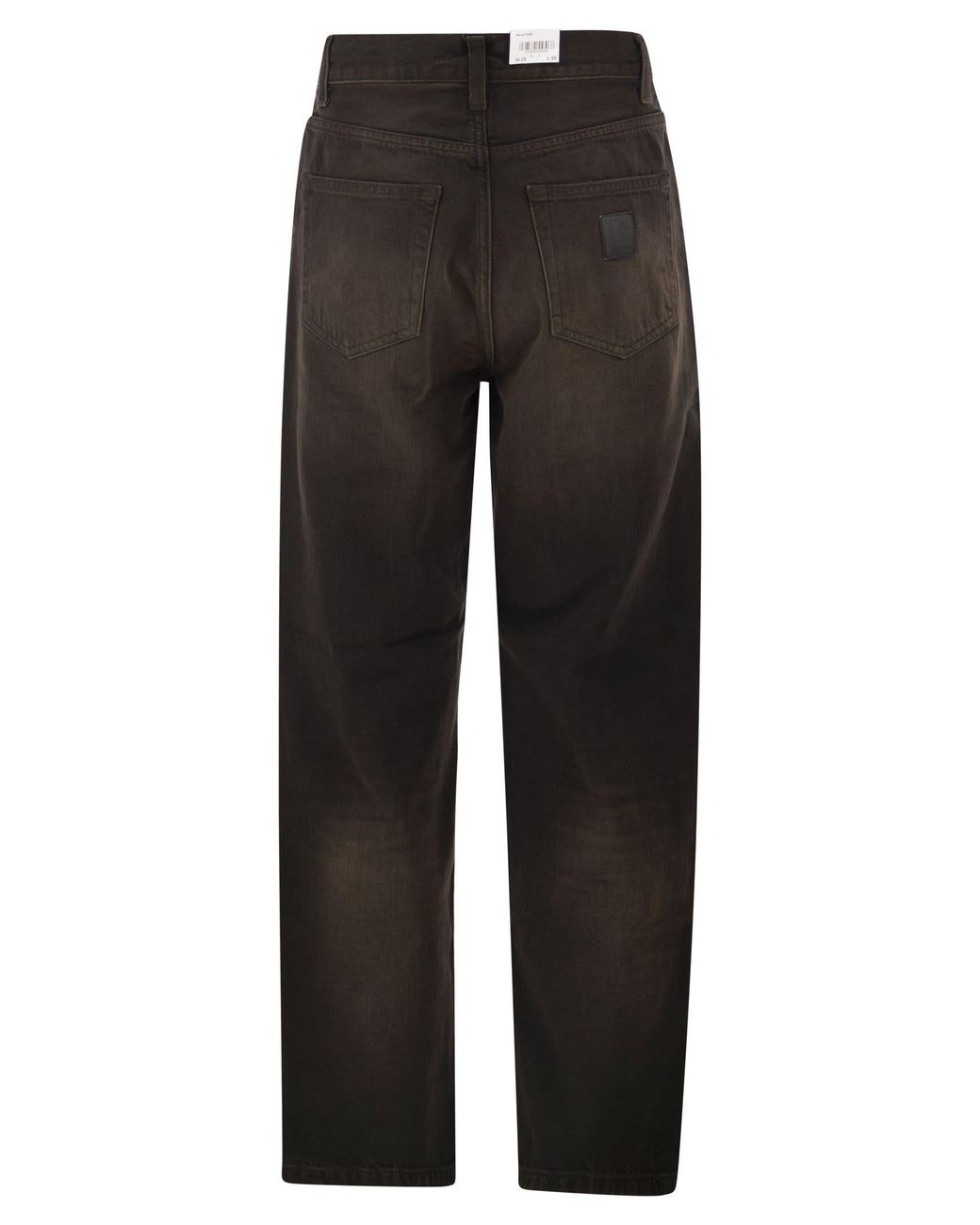 Carhartt Black Aaron Relaxed Fit Washed Denim Jeans