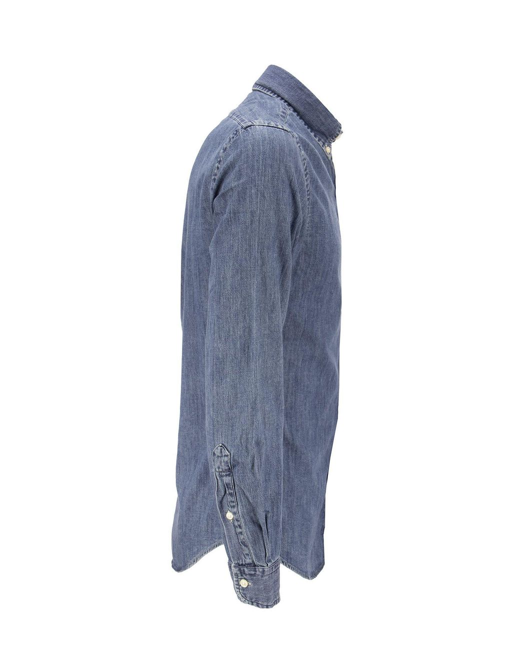 Polo Ralph Lauren Blue Slim Fit Denim Sport Shirt for men