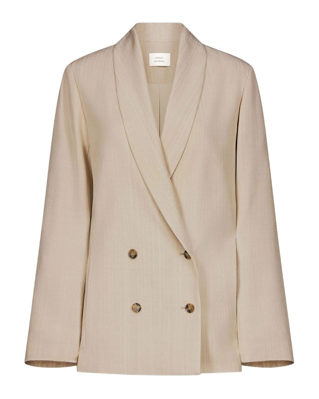 Loulou de Saison Natural Minka Tailored Jacket