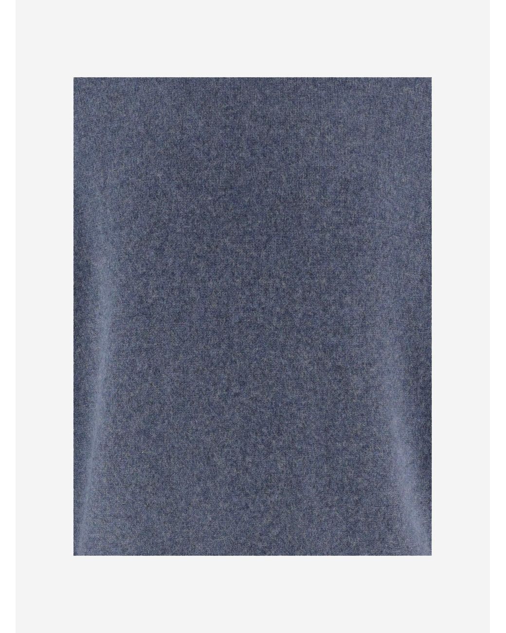 Jersey con capucha de cachemir Vince de color Blue