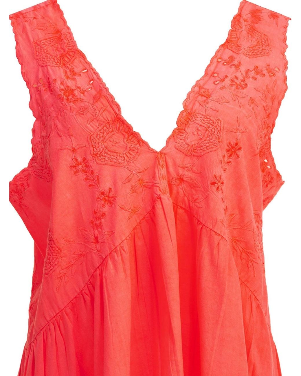 Juliet Dunn Red Short A-Line Dress