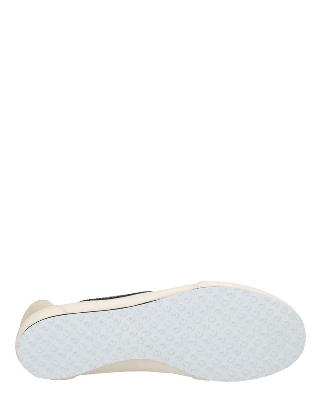 MARINE SERRE White Leather Sneakers for men