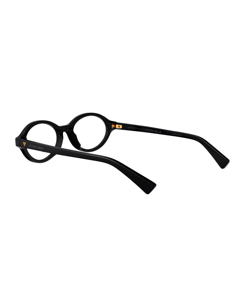 Bottega Veneta Black Transparent Acetate Glasses